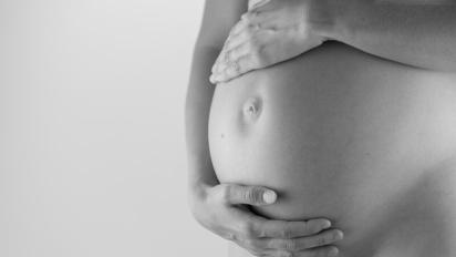 Nahaufnahme Schwangerschaftsbauch