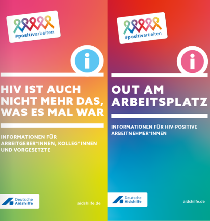 bunte Deckseite eines Flyers