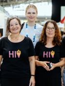 Frauen von Xxelle auf der Weltaidskonferenz
