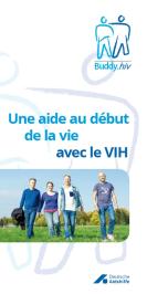 Weißer Hintergrund. Symbol des Buddy Projektes. Foto von vier Personen, die über eine Wiese laufen.