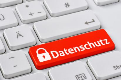 Abbildung Tastatur mit dem Schriftzug Datenschutz