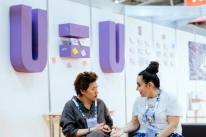 Bildunterschrift: „U = U“ (deutsch: N = N) war auch auf der AIDS 2024 ein wichtiges Thema