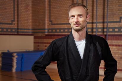 Ju-Jutsu-Kämpfer Denis aus Halle