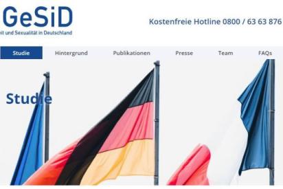 GeSiD Gesundheit und Sexualität in Deutschland